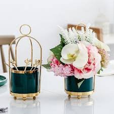 Nordic Ceramic Artificial Plant Pot