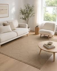 Geometric Woven Area Rug (4x6 ft)